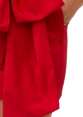 French Connection Women's Strapless Bow-Waist Mini Dress - Royal Scarlett