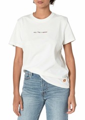 French Connection Women Sunshine Embroidered t-Shirt  XS