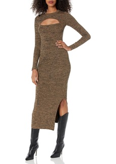 French Connection Women's Sweeter Sweater Cutout MIDI Dress  m