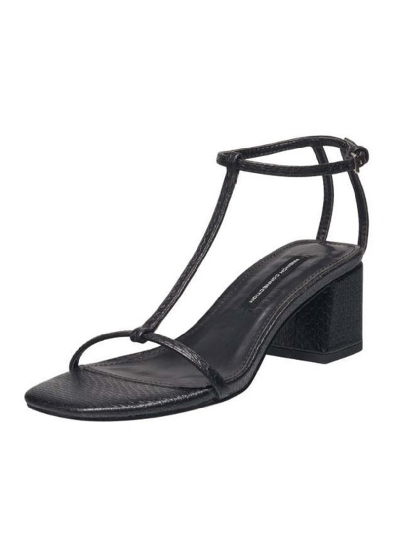 French Connection Women's Textured Snake Sandal