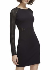 French Connection Women's Thiestis Jersey Long Sleeve Mini Dress