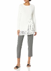 French Connection Women's Trillium Knits Lace Sweater  S