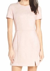 French Connection Women's Vegan Suede Mini Dress