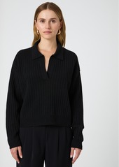 French Connection Women's Vhari Collared Long-Sleeve Sweater - Black