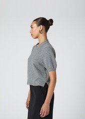 French Connection Women's Vhari Puff-Sleeve Sweater - Medium Grey MÃ©lange