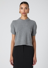 French Connection Women's Vhari Puff-Sleeve Sweater - Medium Grey MÃ©lange