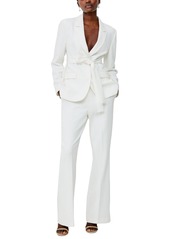 French Connection Women's Whisper Belted Blazer - Summer White