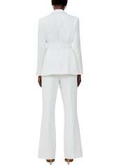 French Connection Women's Whisper Belted Blazer - Summer White