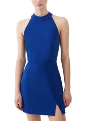 French Connection Women's Whisper Racer-Neck Mini Dress - Blue Sea Star