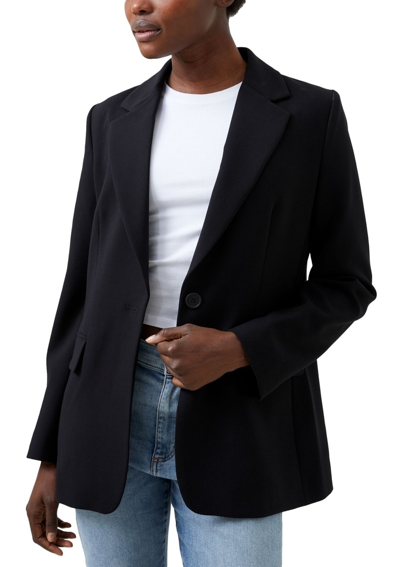 French Connection Women's Whisper Single-Breasted Blazer - Blackout