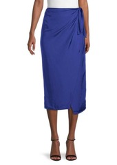 French Connection Gabina Draped Side-Tie Skirt