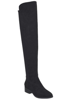 French Connection H Halston Women's Emma Faux Leather High Boots - Black