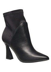 French Connection H Halston Women's Iza Two Toned Heeled Booties - Black
