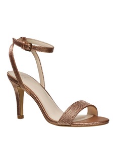French Connection H Halston Women's Party Pointed Ankle Strap Sandals - Rose Gold