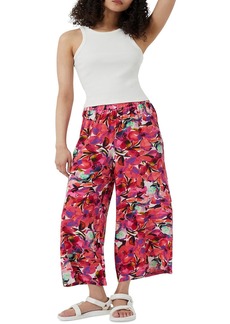 French Connection Isadora Delphine Womens Printed Wide Leg Culottes