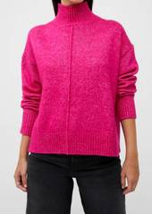French Connection Kessy Recycled Turtleneck Sweater In Hot Magenta