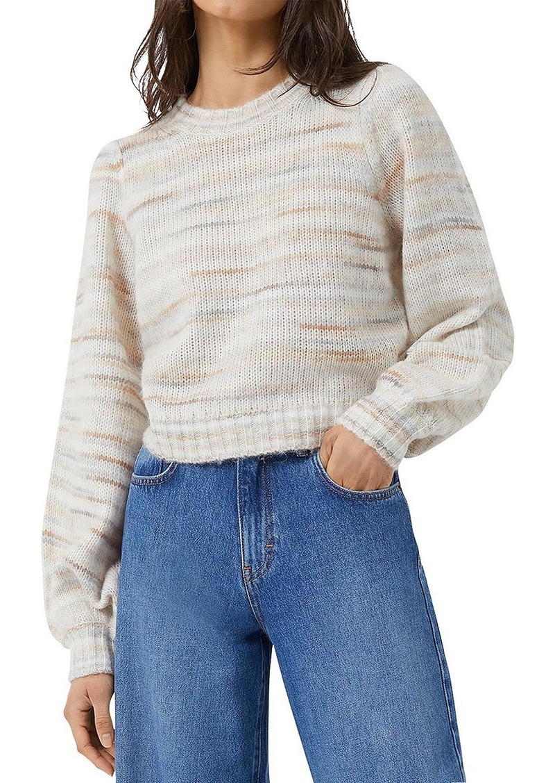 French Connection Marley Womens Knit Striped Pullover Sweater