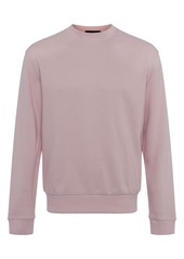 French Connection Flatback Cotton Crewneck Sweater in Lotus Pink at Nordstrom