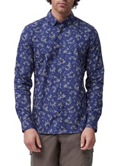 French Connection Marne Slim Fit Stretch Print Button-Up Shirt