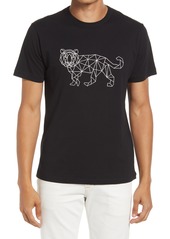 Men's French Connection Men's Tiger Grid Graphic Tee