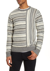 Men's French Connection Regular Fit Graphic Stripe Sweater