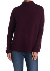 French Connection Mock Neck Ribbed Knit Sweater