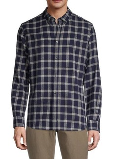 French Connection Regular-Fit Plaid Button-Down Shirt