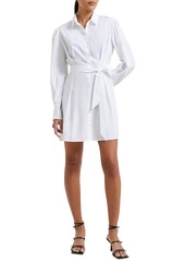French Connection Rhodes Womens Cotton Button Down Shirtdress