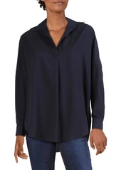 French Connection Rhodes Womens Hi-Low Office Wear Blouse