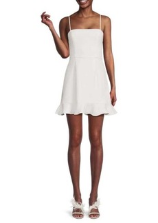 French Connection Ruffle Fit & Flare Mini Dress