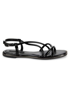 French Connection Solid Flat Sandals