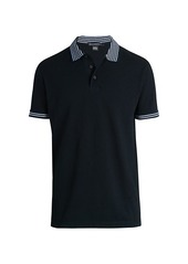 French Connection Textured Cotton Polo