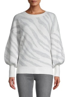 French Connection Tiger Balloon-Sleeve Sweater