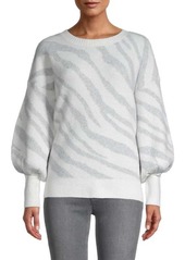 French Connection Tiger Balloon-Sleeve Sweater