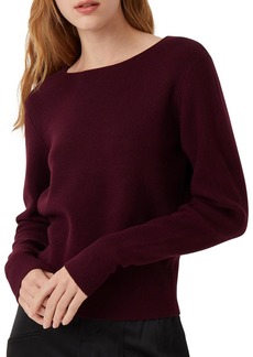 French Connection Womens Boat Neck Pullover Pullover Sweater