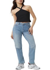 French Connection Womens Casual Halter Cropped