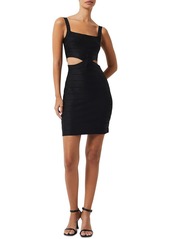 French Connection Womens Cut-Out Mini Bodycon Dress