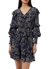 French Connection Womens Floral Mini Fit & Flare Dress
