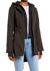 Women's French Connection Hooded Jersey Bib Raincoat