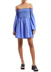 French Connection Womens Off-The-Shoulder Short Mini Dress