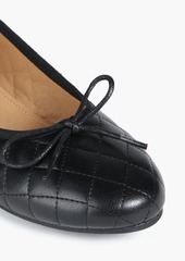 French Sole - Amelie quilted leather ballet flats - Black - EU 42