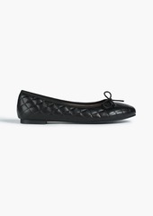 French Sole - Amelie quilted leather ballet flats - Black - EU 40