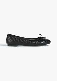 French Sole - Amelie quilted leather ballet flats - Black - EU 35