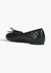 French Sole - Amelie quilted leather ballet flats - Black - EU 42