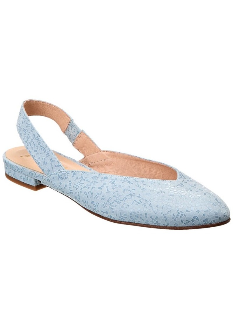 French Sole Breezy Suede Slingback Flat
