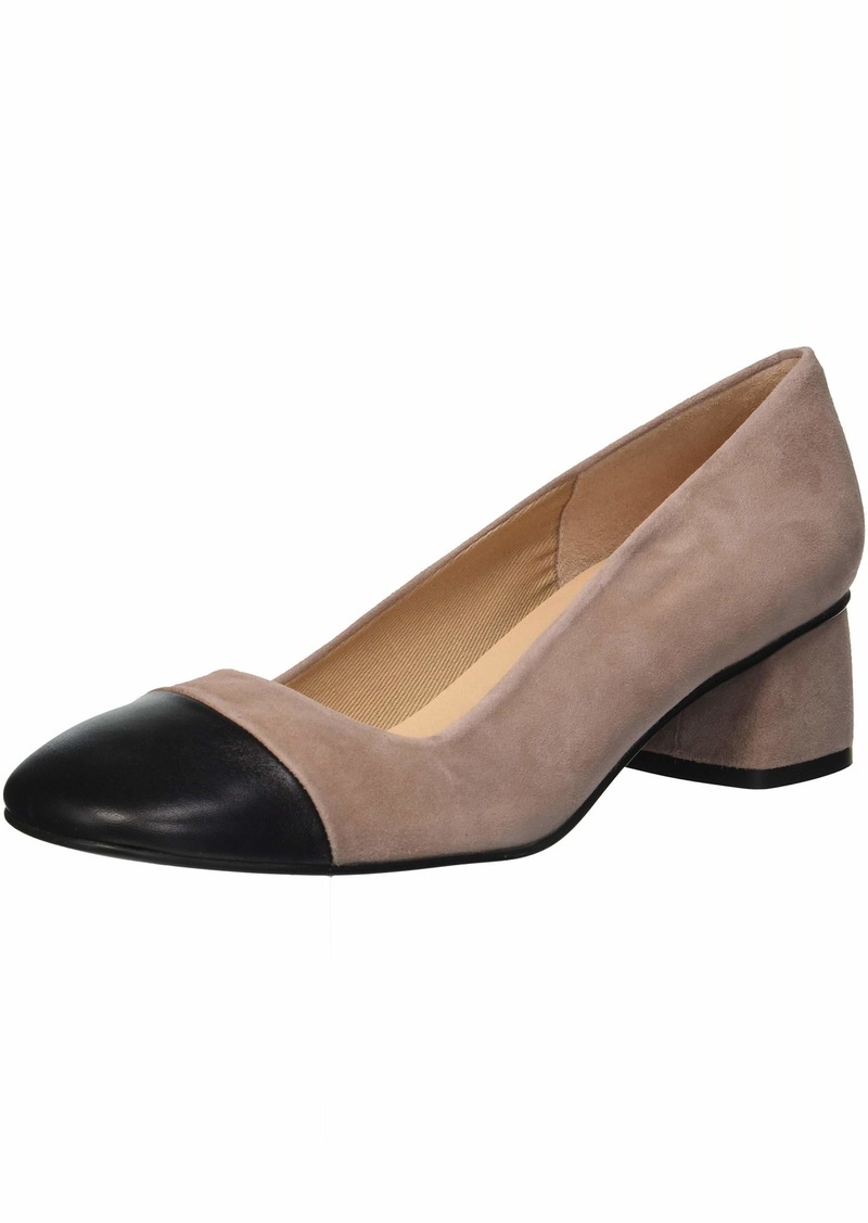 French Sole FS/NY Women's Carmen2 Pump Black/Dusty pk  M US