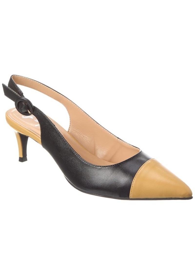 French Sole Skylar Leather Slingback Pump