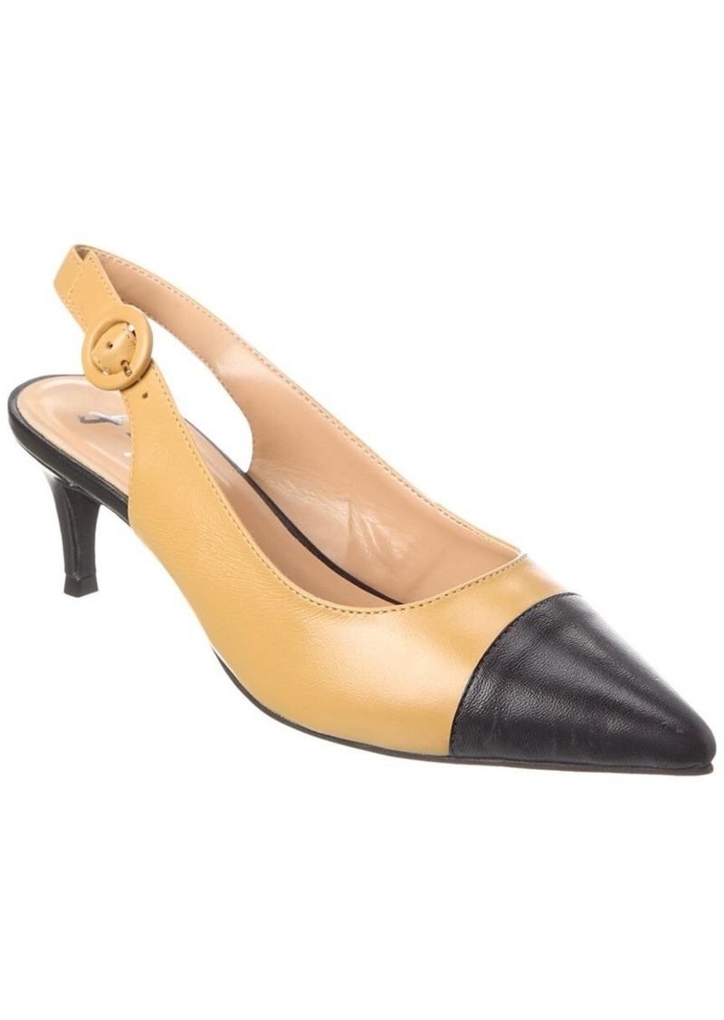 French Sole Skylar Leather Slingback Pump