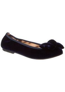 French Sole Westport Velvet Flat