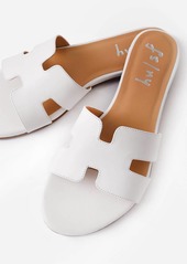 French Sole Women's Alibi Sandal In White Leather